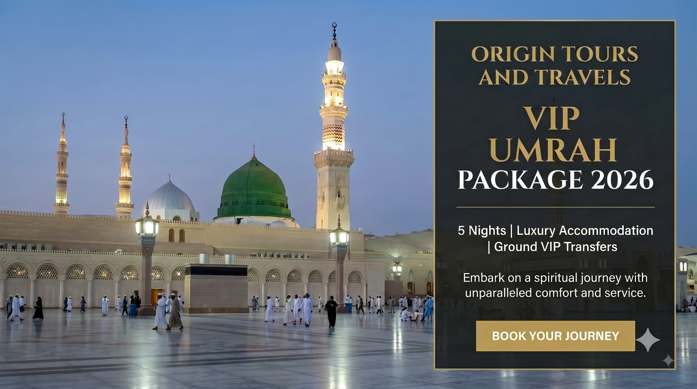 VIP Umrah Package 2026 5 NIghts