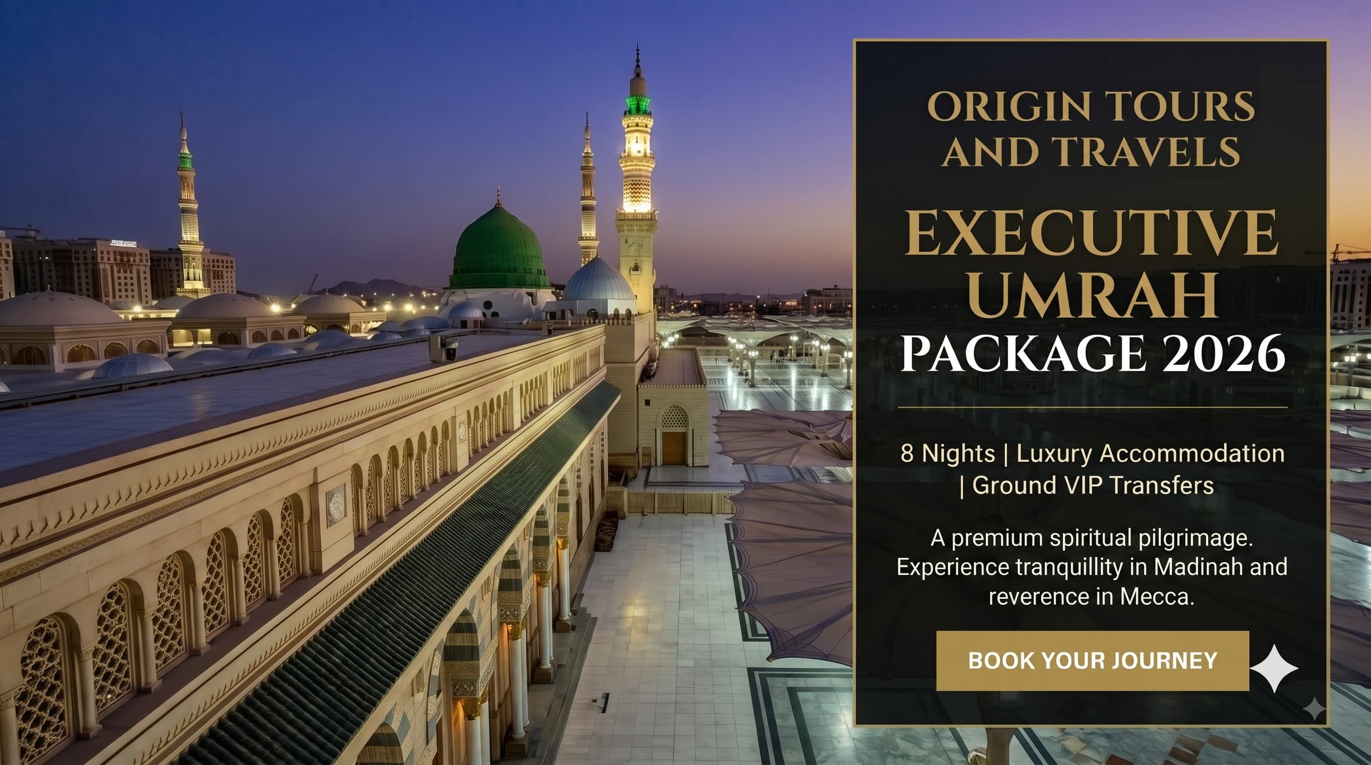 Executive Umrah Package 2026 8 Nights