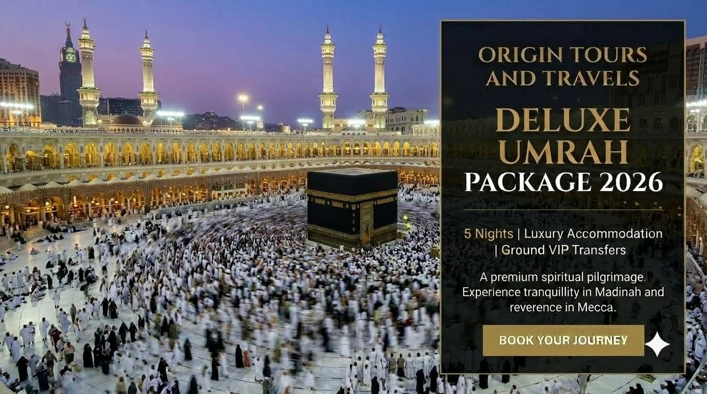 Deluxe Umrah Package 2026 5 Nights