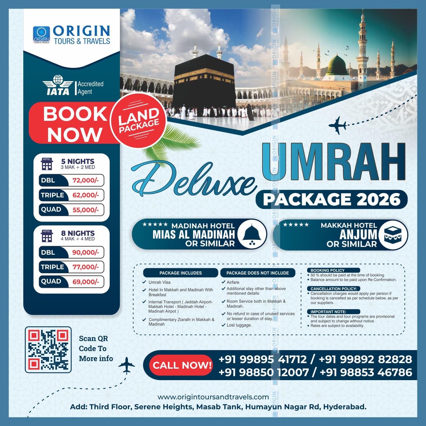Deluxe Umrah Package 2026
